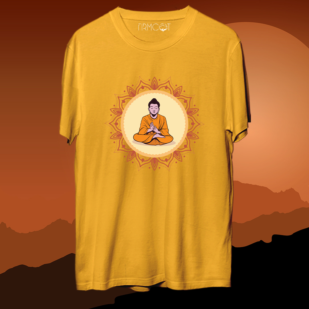 Buddha Enlightenment T-shirt by Firmcot