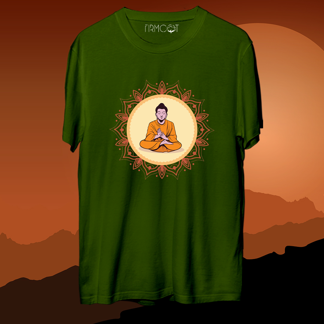 Buddha Enlightenment T-shirt by Firmcot