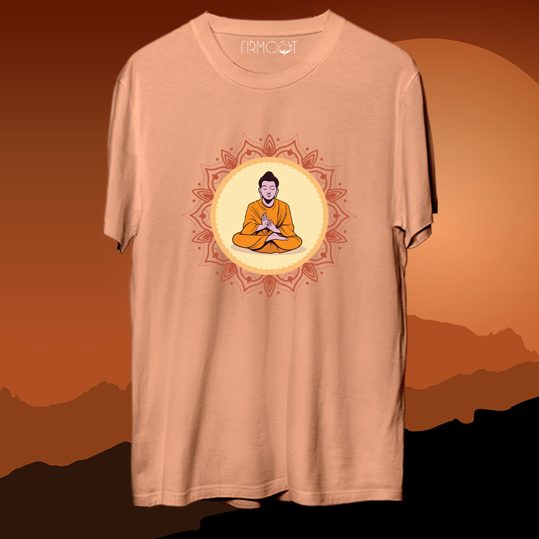 Buddha Enlightenment T-shirt by Firmcot